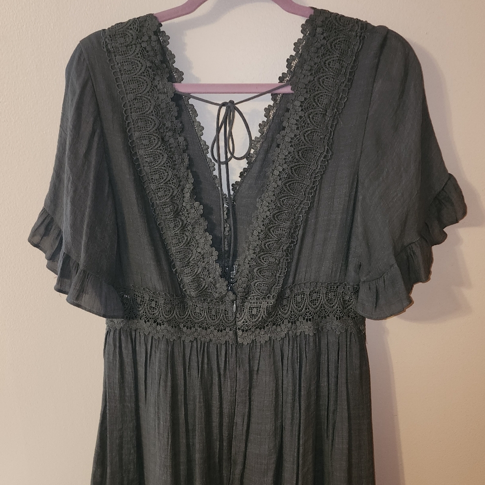 Wishlist Apparel Lace-Trimmed Dress - Picture 4 of 5